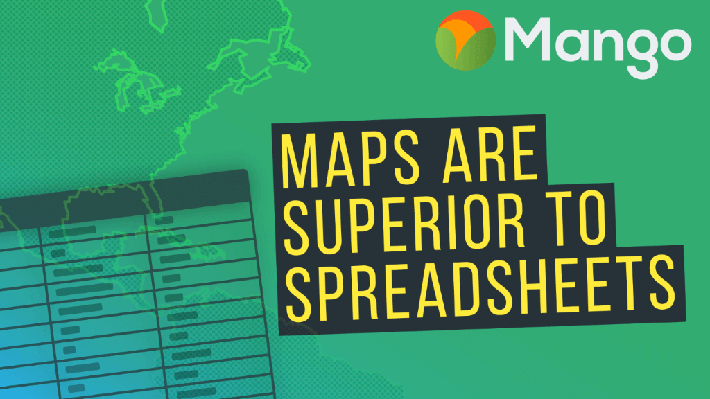 Why Maps are Superior to Spreadsheets