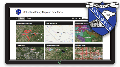 North Carolina County Map Portal with Over 17k Visitors / m